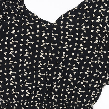 Miss Selfridge Womens Black   Basic Blouse Size 10