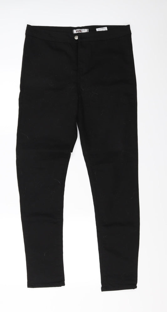 Womens UK Size 14 Portobello Regular Fit Skinny Black Jeans