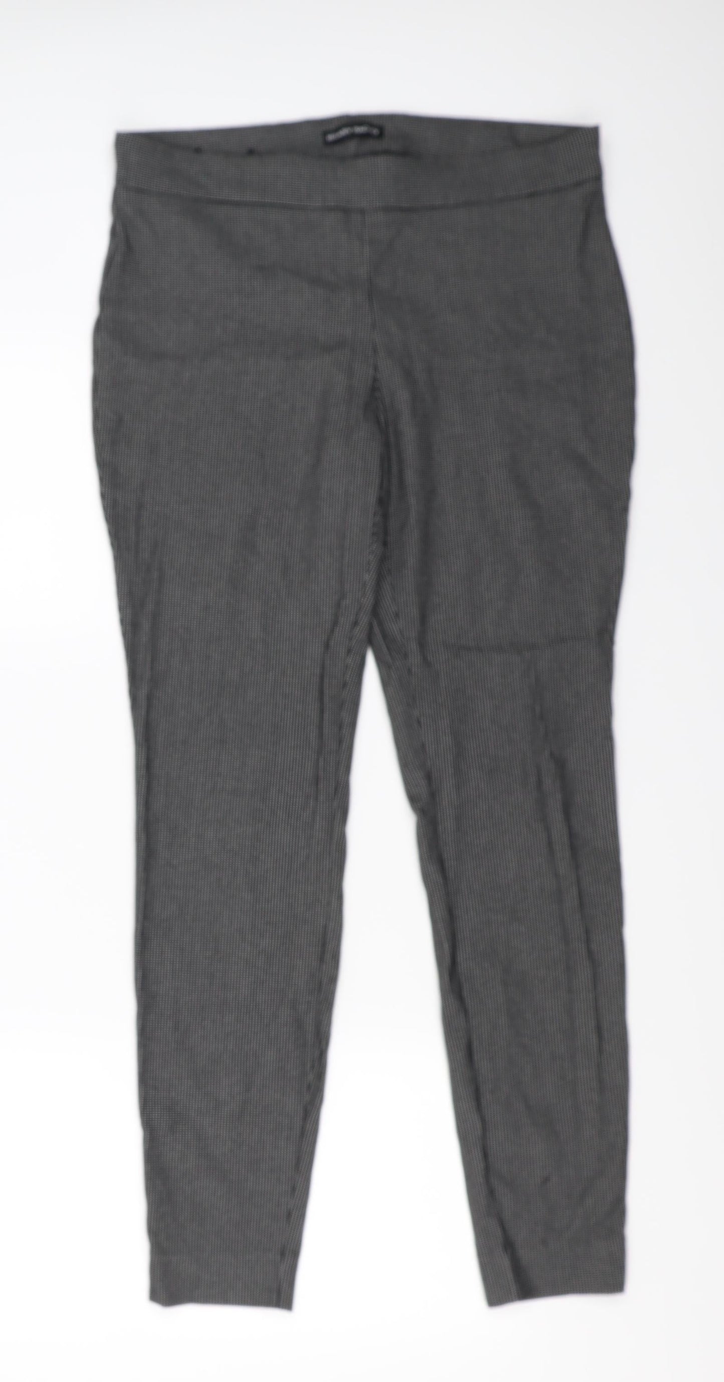 Womens UK Size 16 Hilary Radley Regular Fit  Black Trousers