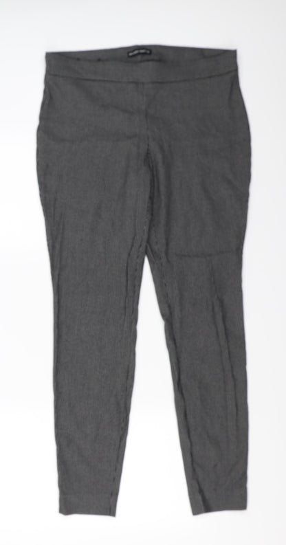 Womens UK Size 16 Hilary Radley Regular Fit  Black Trousers