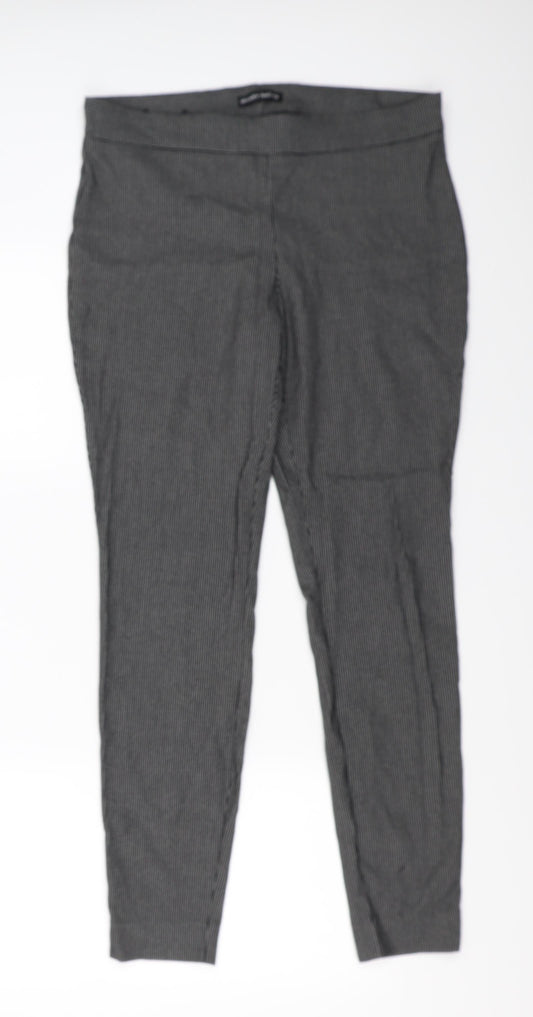 Womens UK Size 16 Hilary Radley Regular Fit  Black Trousers
