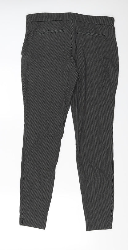 Womens UK Size 16 Hilary Radley Regular Fit  Black Trousers