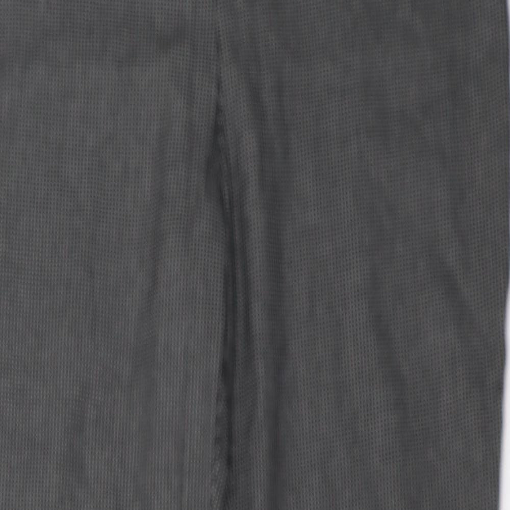 Womens UK Size 16 Hilary Radley Regular Fit  Black Trousers