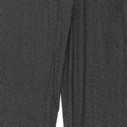 Womens UK Size 16 Hilary Radley Regular Fit  Black Trousers