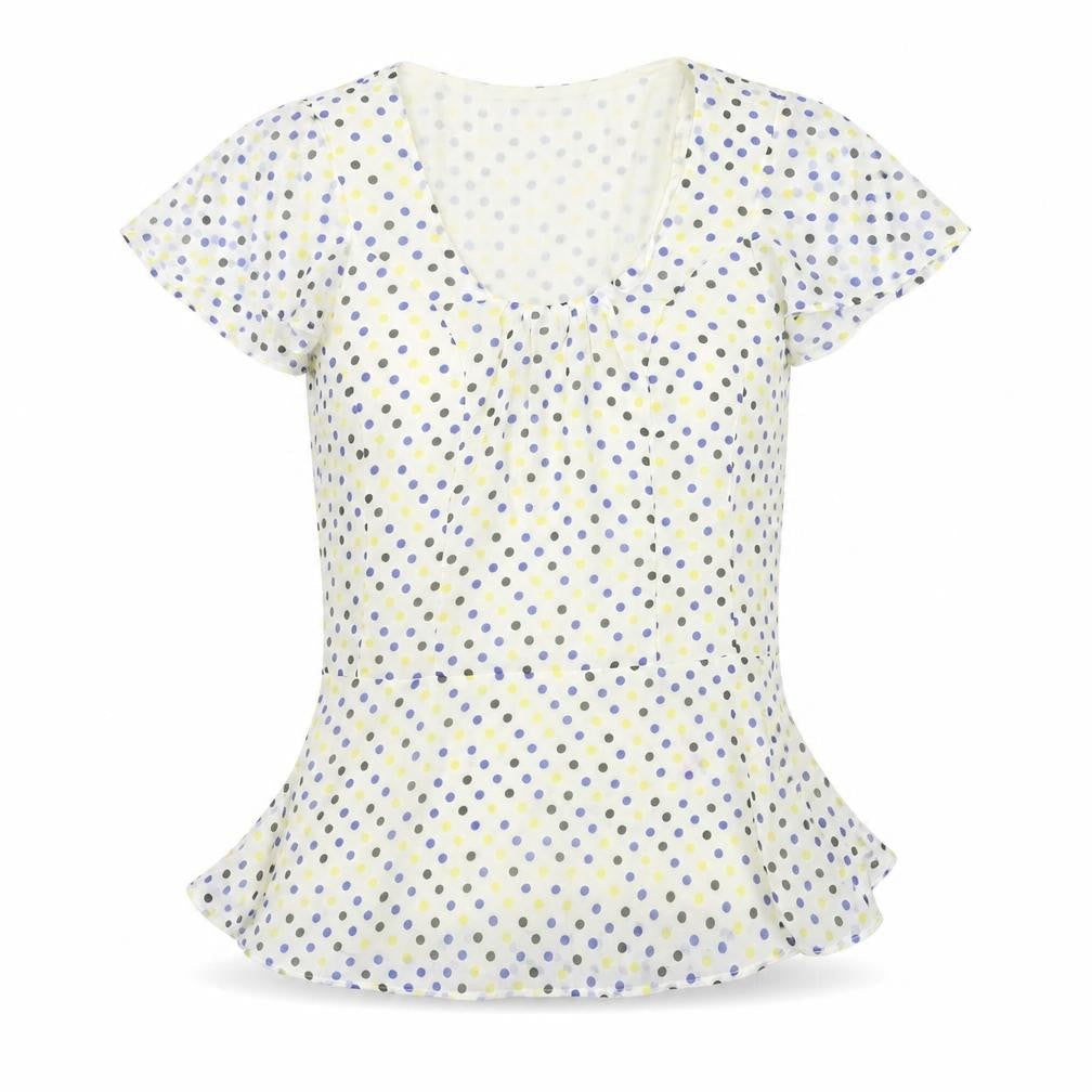 Womens UK Size 8 Pepperberry Ivory Basic Blouse