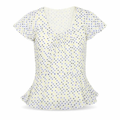 Womens UK Size 8 Pepperberry Ivory Basic Blouse