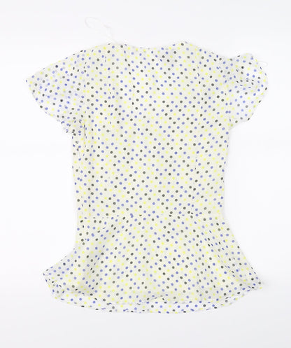 Womens UK Size 8 Pepperberry Ivory Basic Blouse