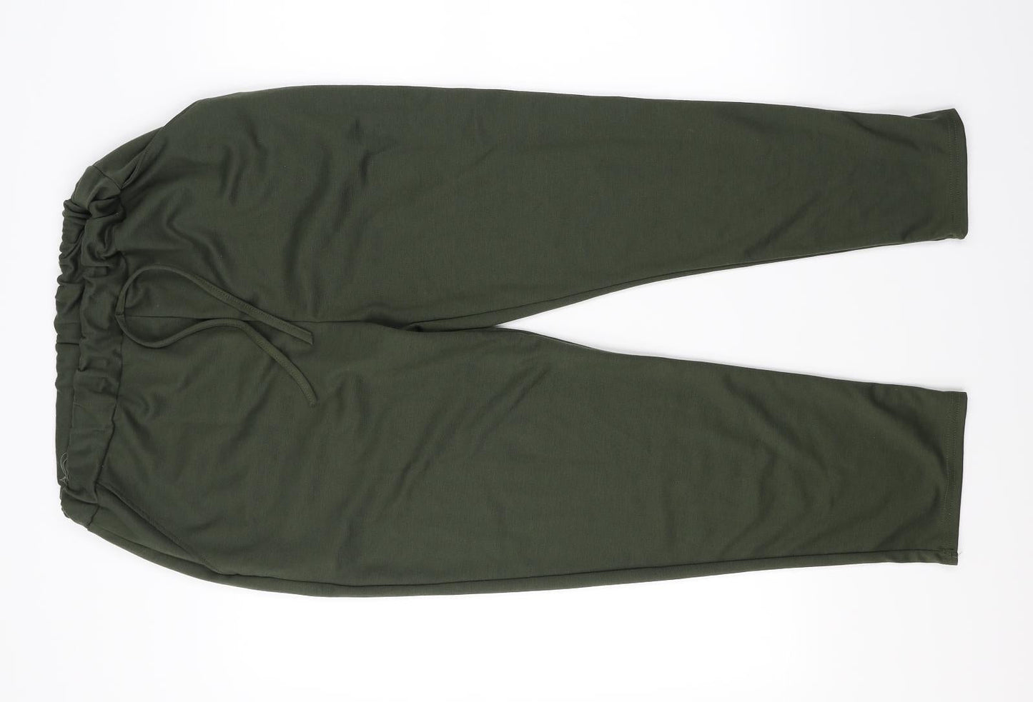 Womens UK Size 26 in Preworn Regular Fit Jogger Green Trousers