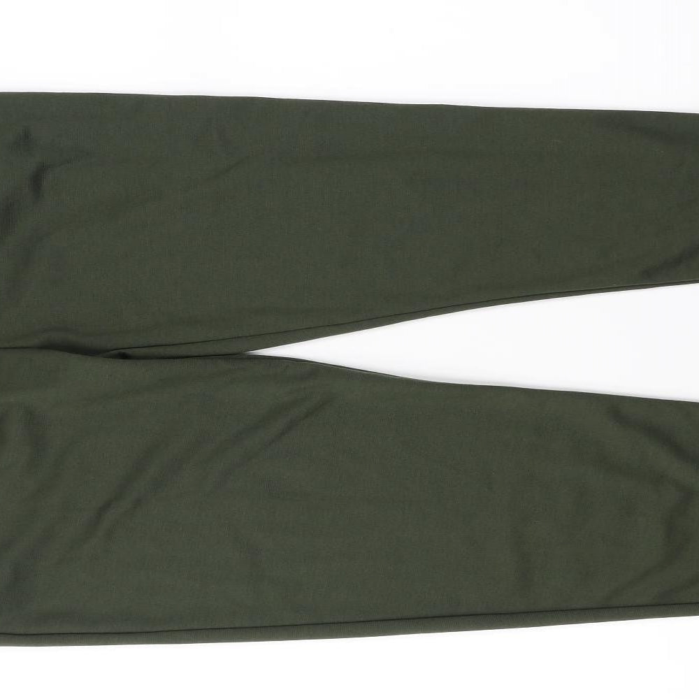 Womens UK Size 26 in Preworn Regular Fit Jogger Green Trousers