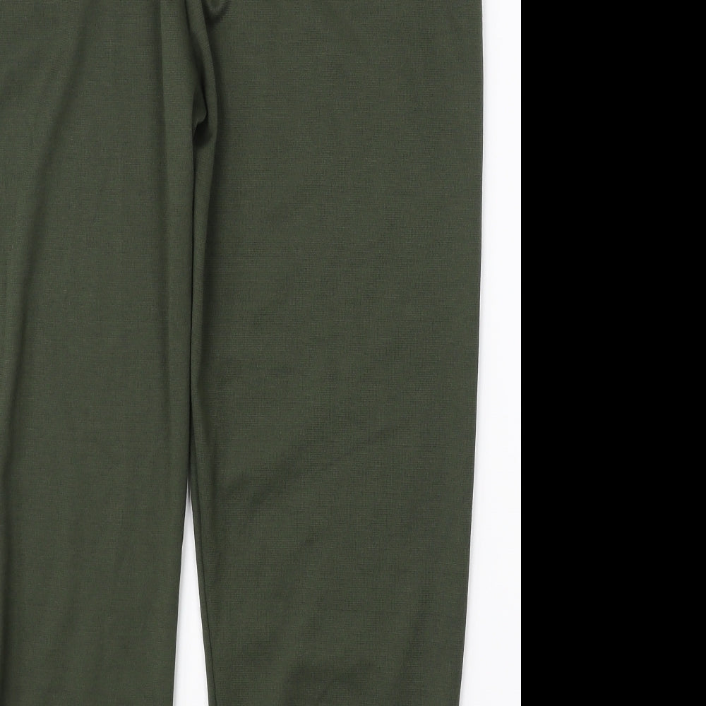 Womens UK Size 26 in Preworn Regular Fit Jogger Green Trousers