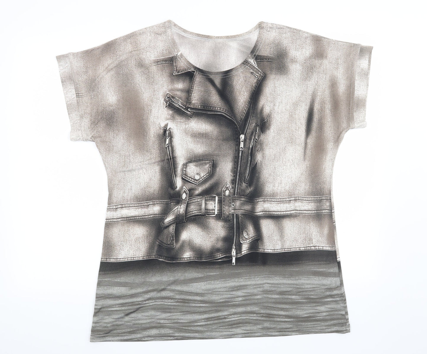 Preworn Mens Brown    T-Shirt Size S