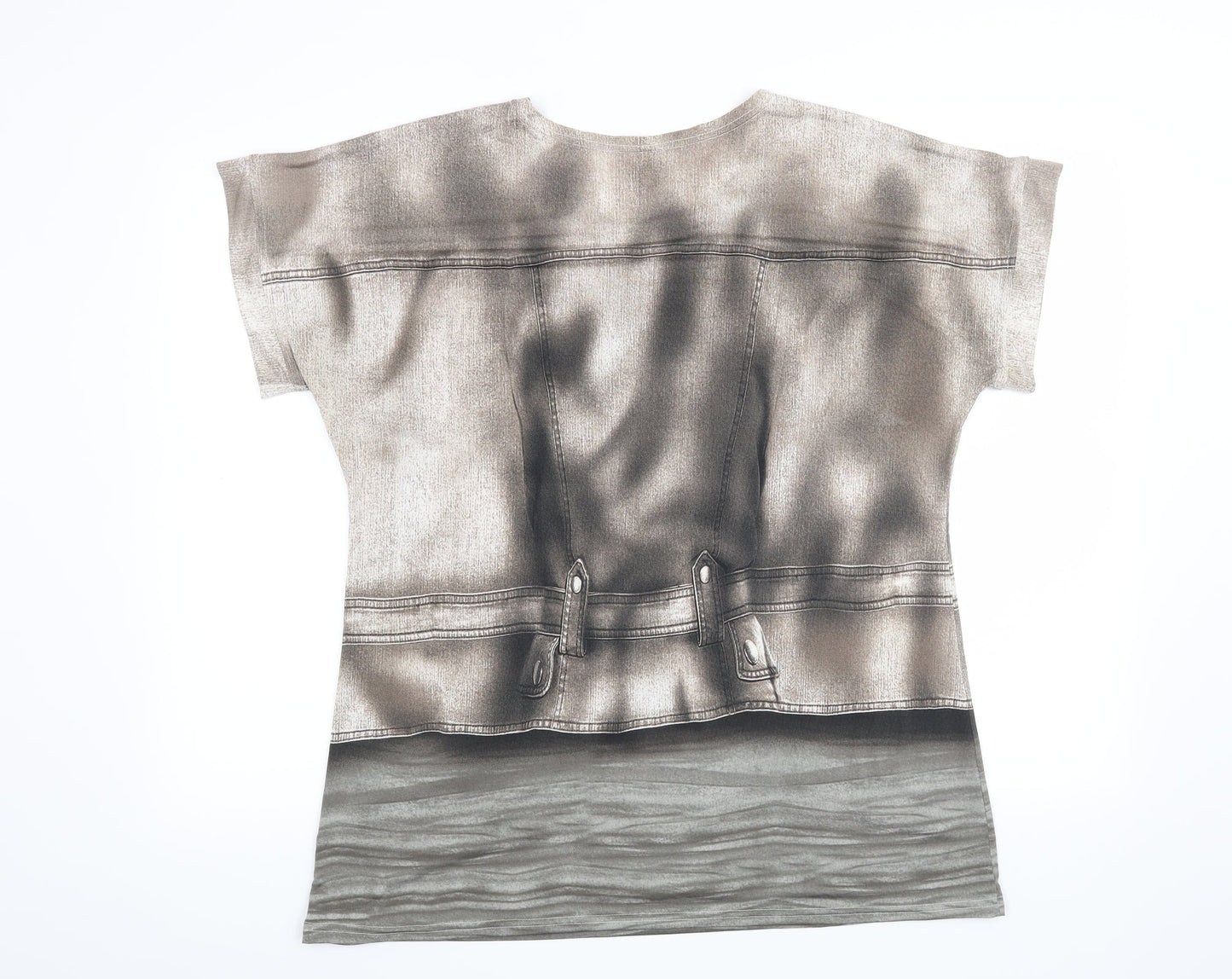 Preworn Mens Brown    T-Shirt Size S