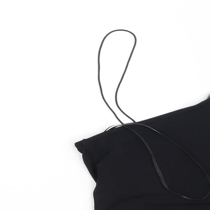 FOREVER 21 Womens Black   Cropped Blouse Size M