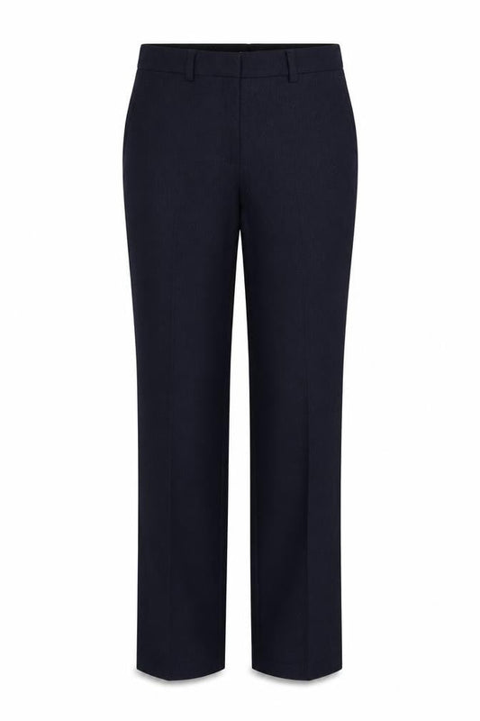 Womens UK Size 8 Preworn Slim Fit Dress Pants Blue Trousers