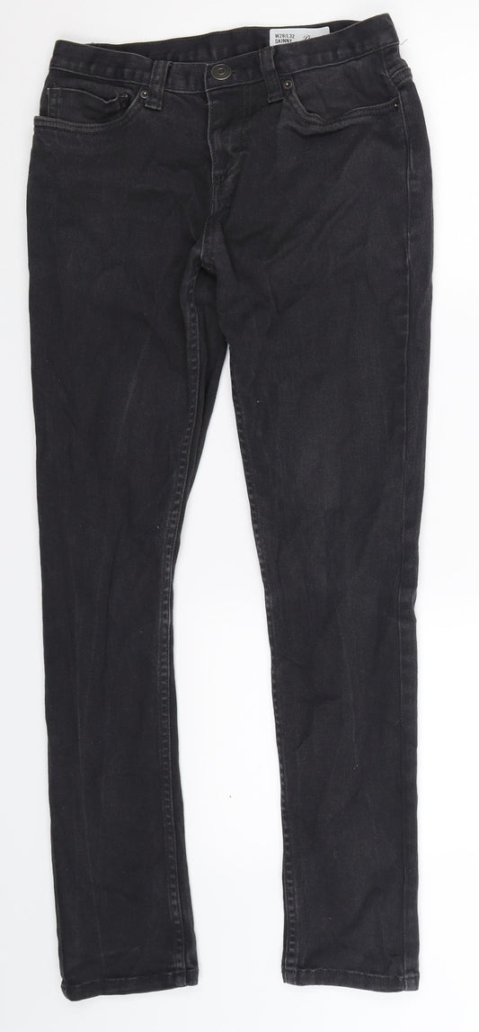 Denim Co Mens Black  Denim Skinny Jeans Size 28 L32 in