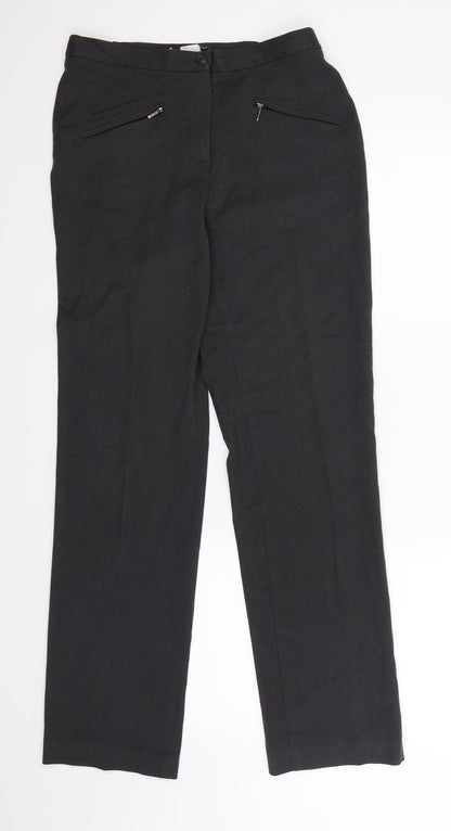Womens UK Size 28 in Preworn Regular Fit  Grey Trousers