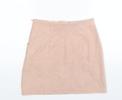 New Look Womens Beige   Mini Skirt Size 26 in