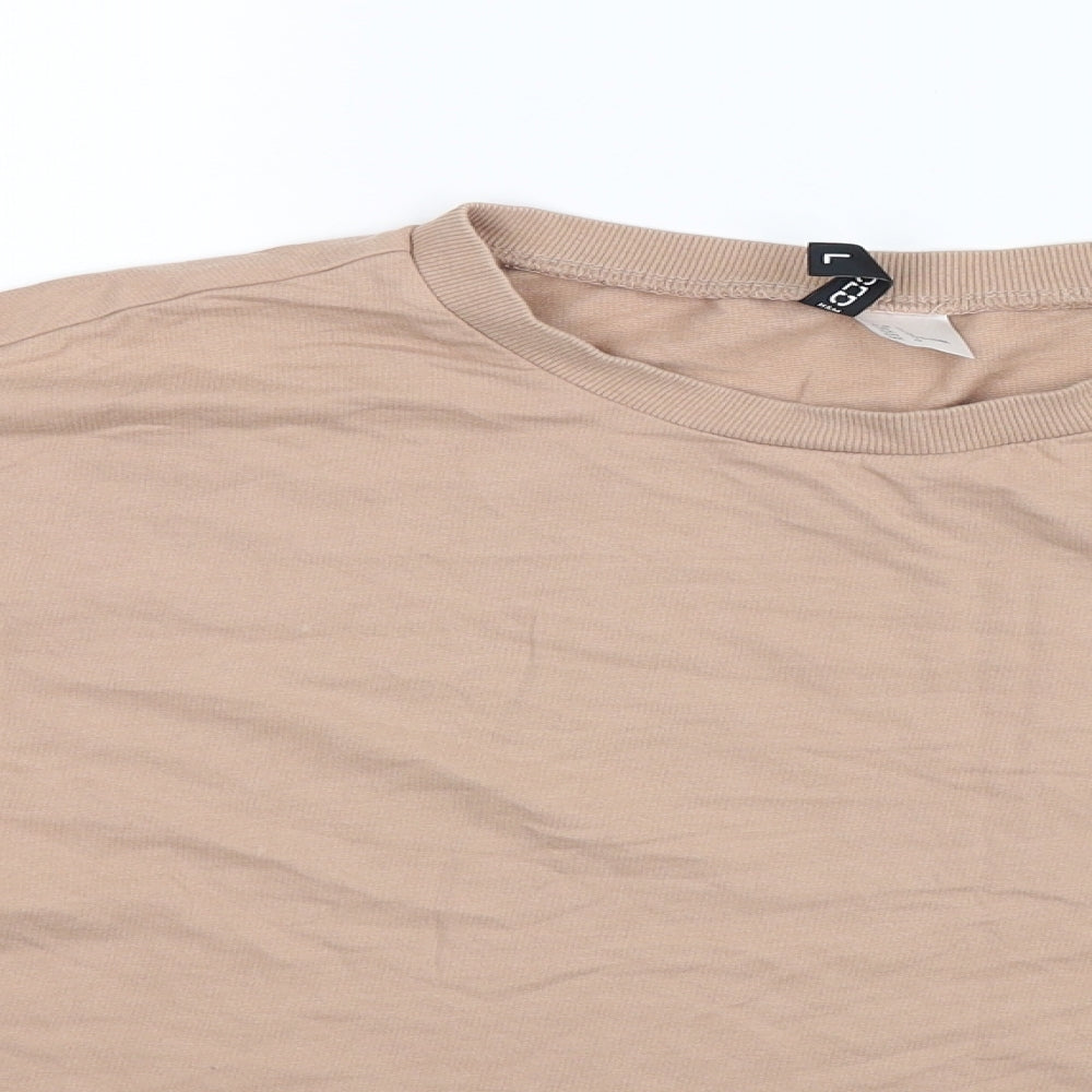 Divided Womens Beige   Pullover Sweatshirt Size L