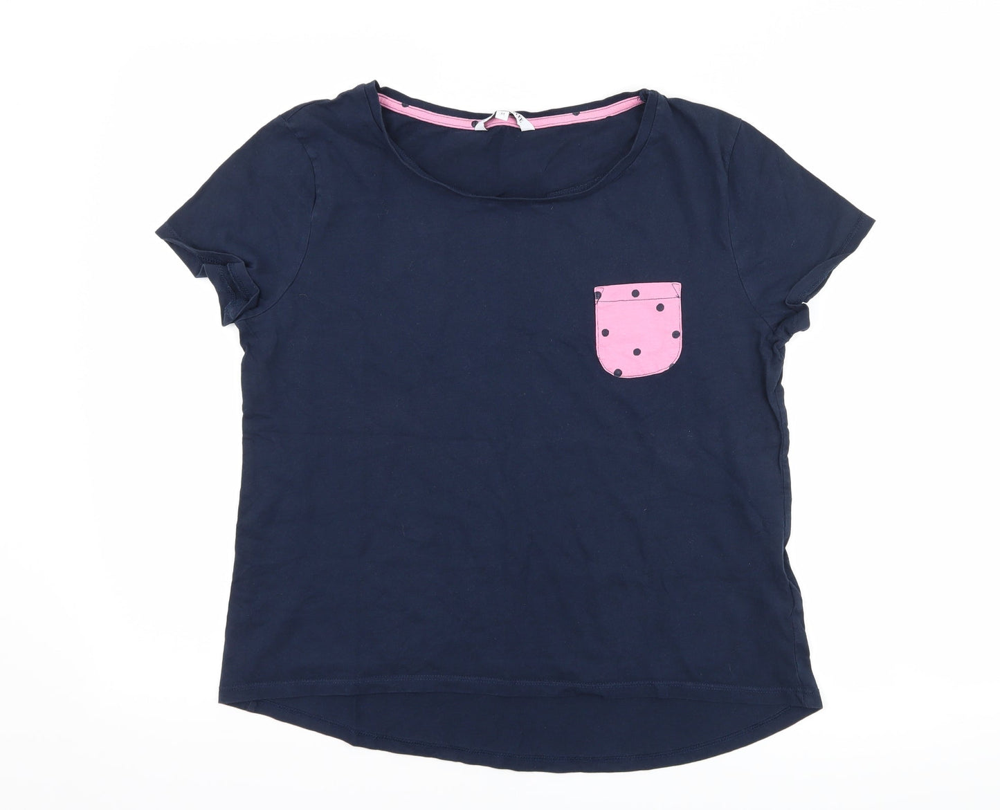 Womens UK Size M NEXT Blue Basic T-Shirt