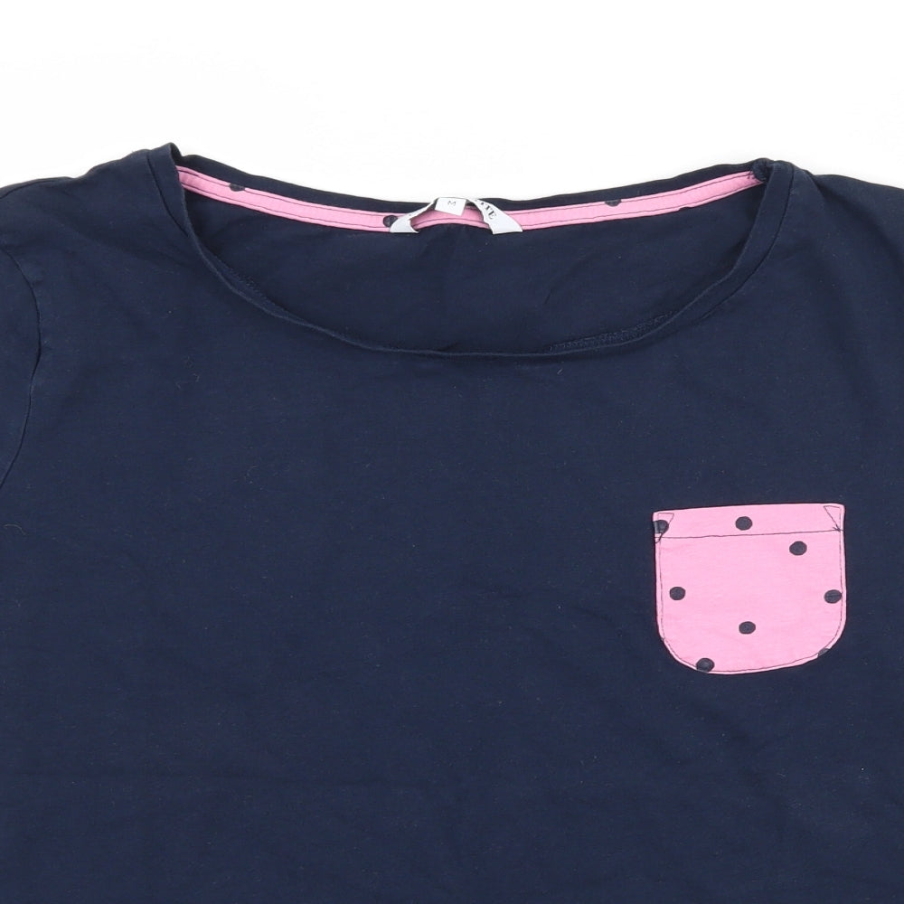 Womens UK Size M NEXT Blue Basic T-Shirt