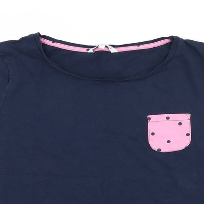 Womens UK Size M NEXT Blue Basic T-Shirt