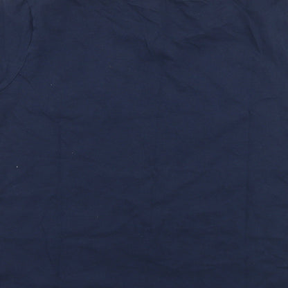 Womens UK Size M NEXT Blue Basic T-Shirt