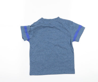 Preworn Boys Blue   Basic T-Shirt Size 4 Years  - nagano 32 japan
