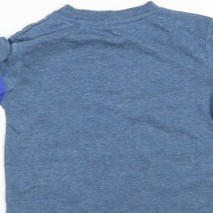 Preworn Boys Blue   Basic T-Shirt Size 4 Years  - nagano 32 japan