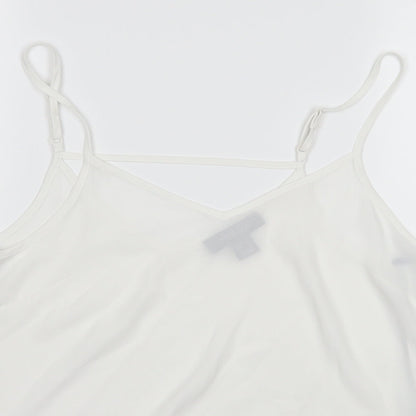 Primark Womens White   Camisole Tank Size 8