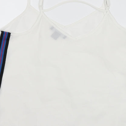 Primark Womens White   Camisole Tank Size 8
