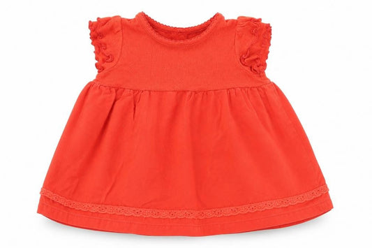 NEXT Girls Orange   Fit & Flare  Size 3-6 Months