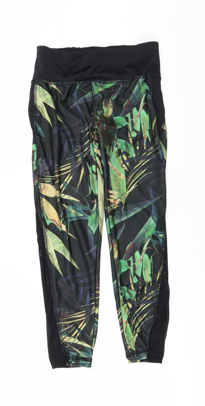 Womens UK Size 6 Workout  Jegging Green Leggings