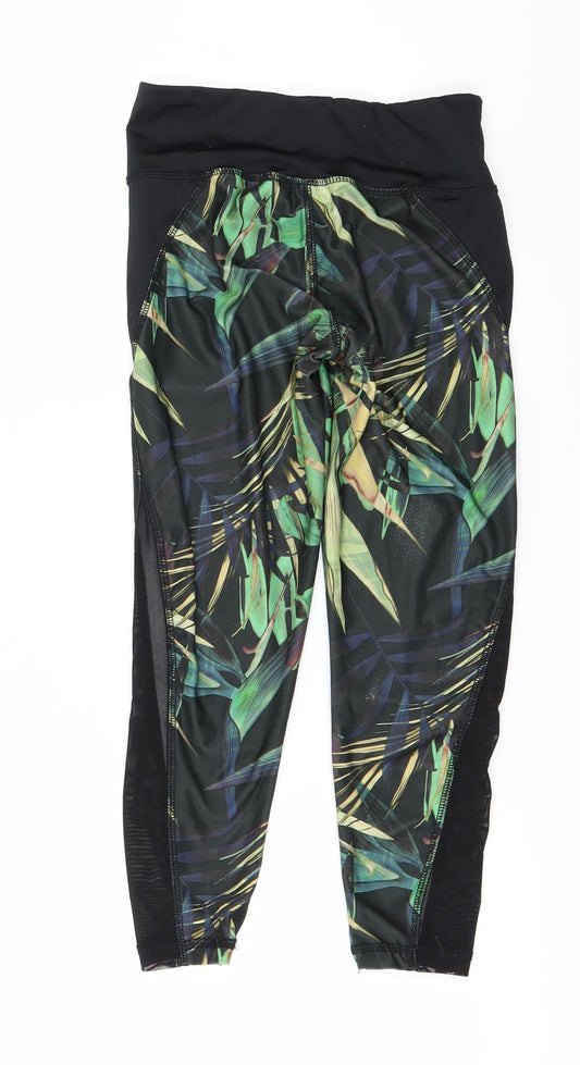 Womens UK Size 6 Workout  Jegging Green Leggings