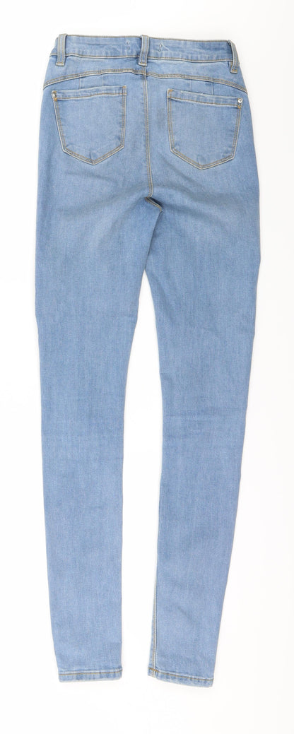 Womens UK Size 8 DenimCo Regular Fit Skinny Blue Jeans