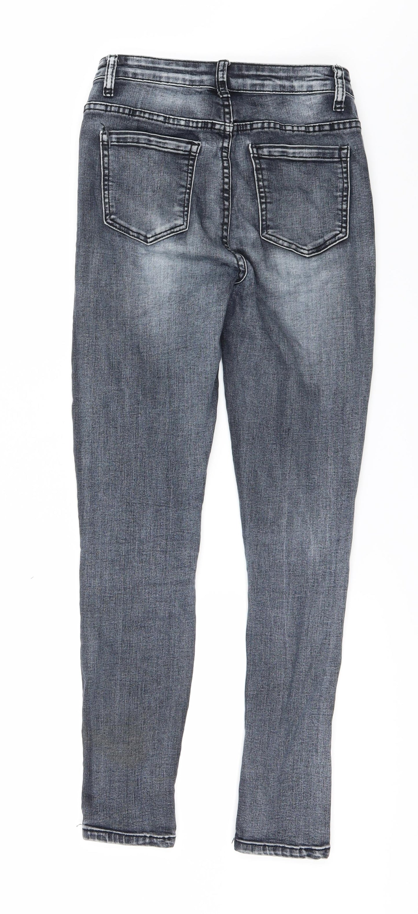 Womens UK Size 6 MOMOKROM Regular Fit Skinny Blue Jeans