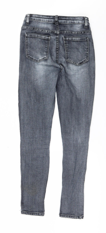 Womens UK Size 6 MOMOKROM Regular Fit Skinny Blue Jeans