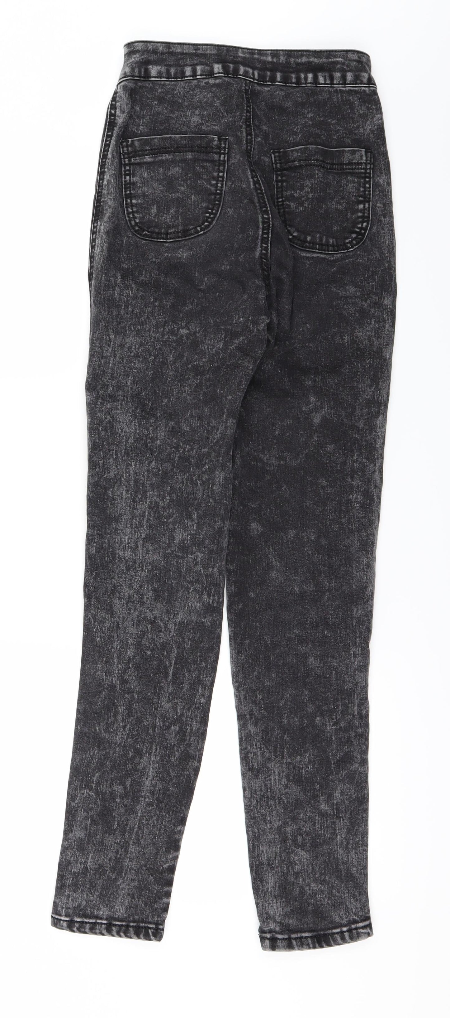 Womens UK Size 8 denim club Regular Fit Skinny Black Jeans