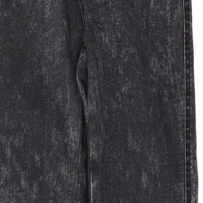Womens UK Size 8 denim club Regular Fit Skinny Black Jeans