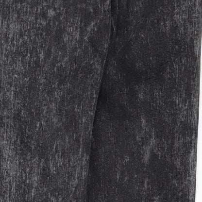 Womens UK Size 8 denim club Regular Fit Skinny Black Jeans