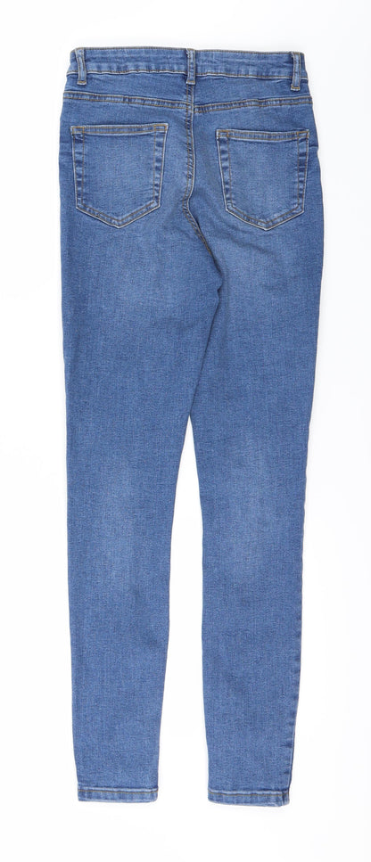 Womens UK Size 8 DenimCo Regular Fit Straight Blue Jeans