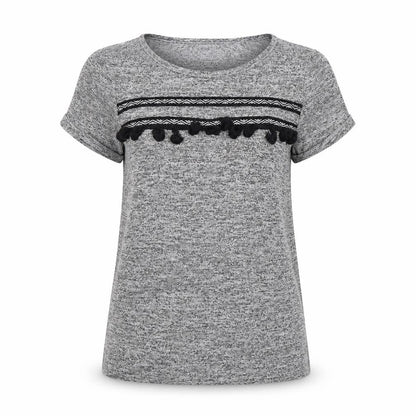 Primark Womens Grey   Basic T-Shirt Size 8