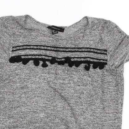 Primark Womens Grey   Basic T-Shirt Size 8