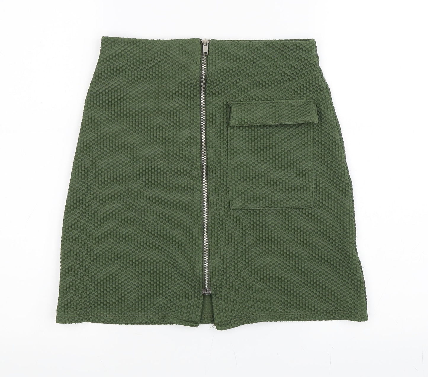 Primark Womens Green   A-Line Skirt Size 8