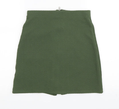 Primark Womens Green   A-Line Skirt Size 8