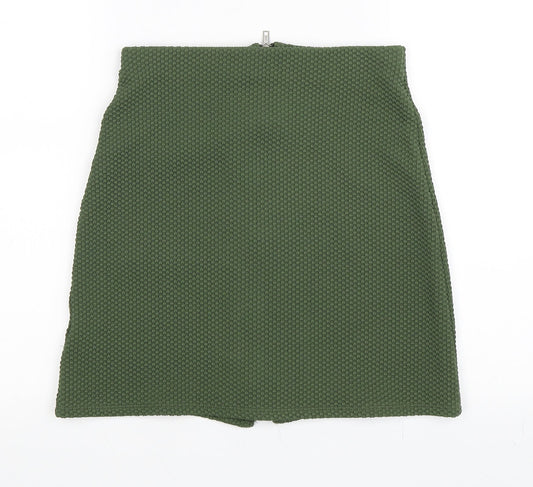 Primark Womens Green   A-Line Skirt Size 8