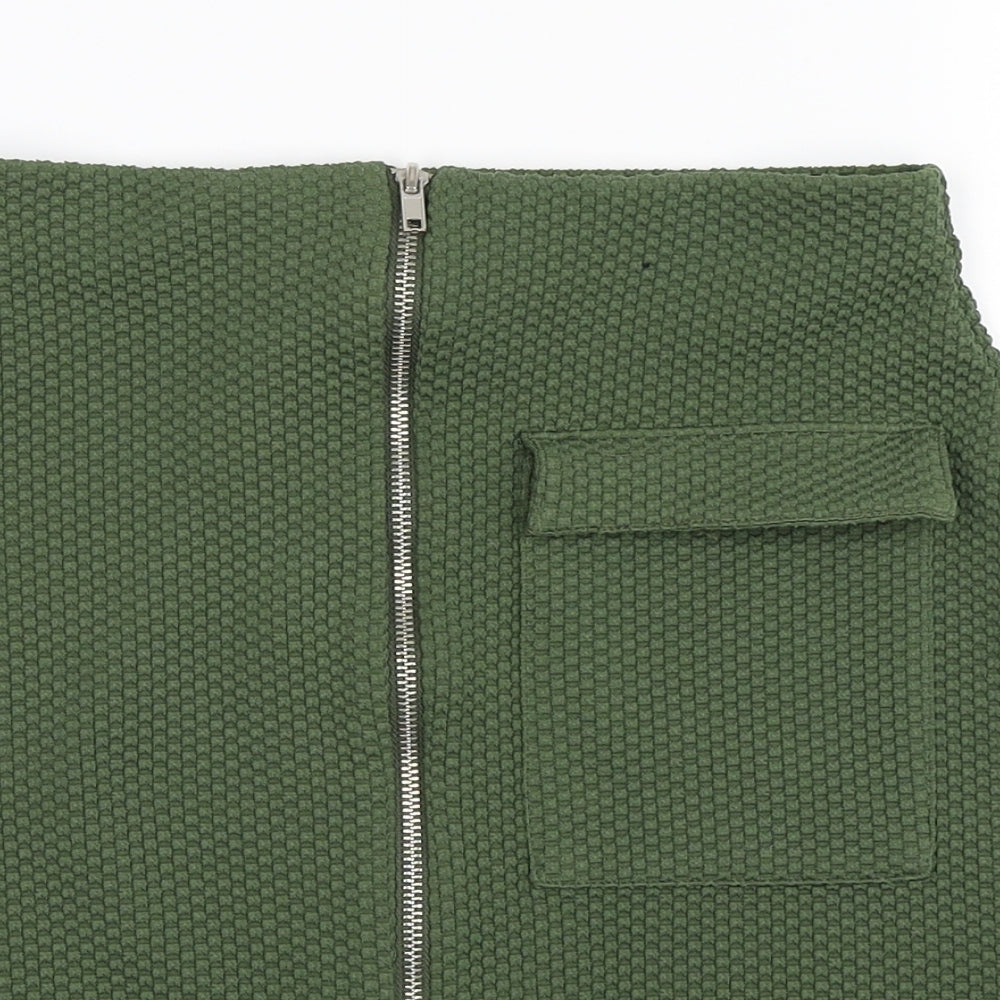 Primark Womens Green   A-Line Skirt Size 8