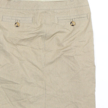 Marks and Spencer Womens Beige   A-Line Skirt Size 8