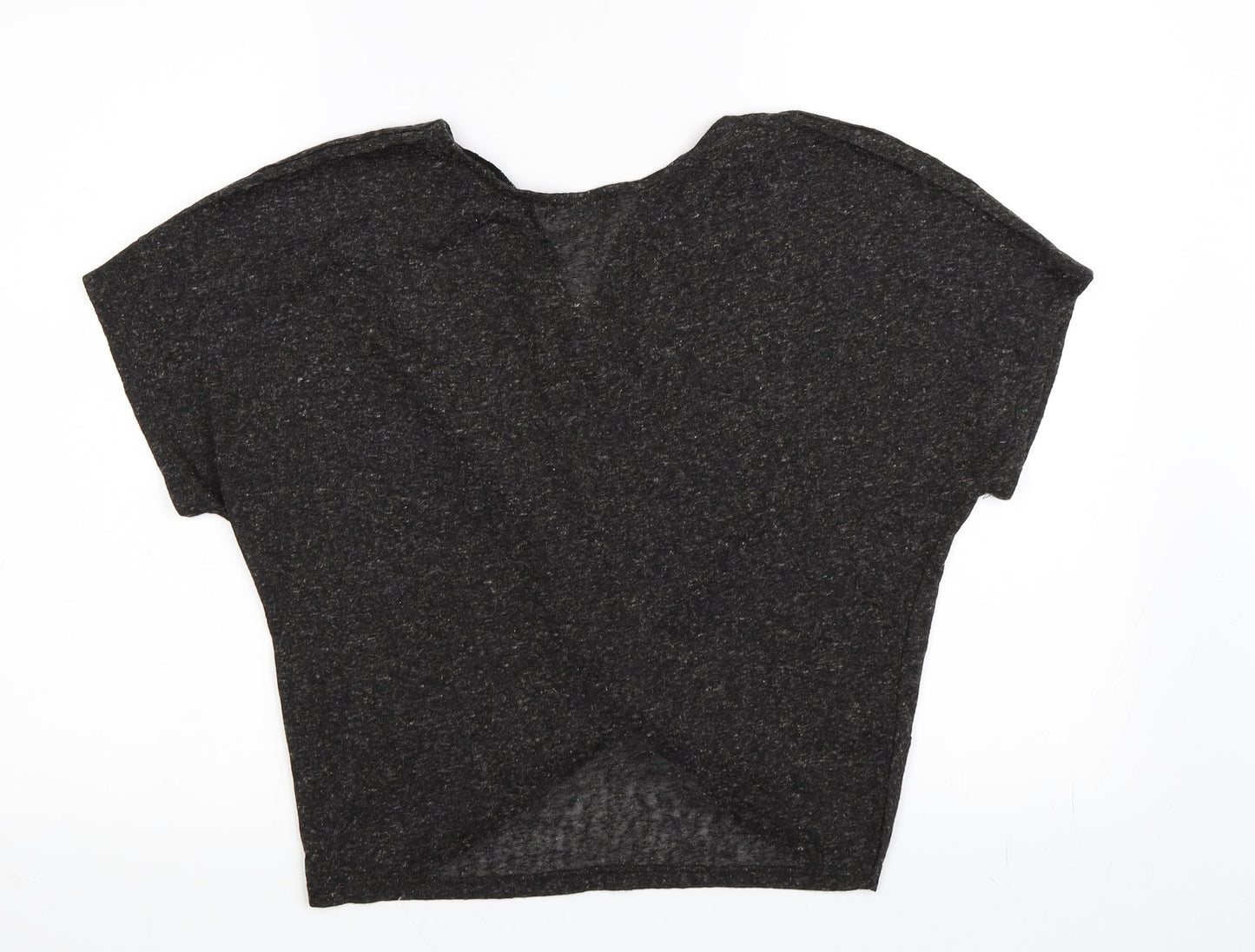 Womens UK Size S RESERVED Grey Basic T-Shirt