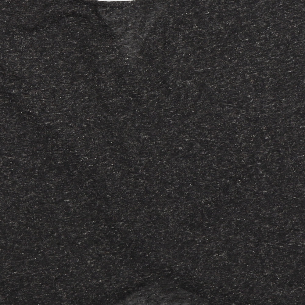 Womens UK Size S RESERVED Grey Basic T-Shirt