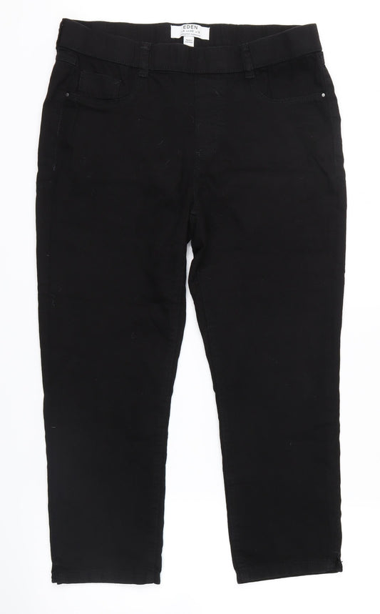 Dorothy Perkins Womens Black   Straight Jeans Size 8 L32 in